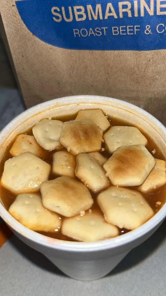 Chicken Jambalaya Soup with Crackers